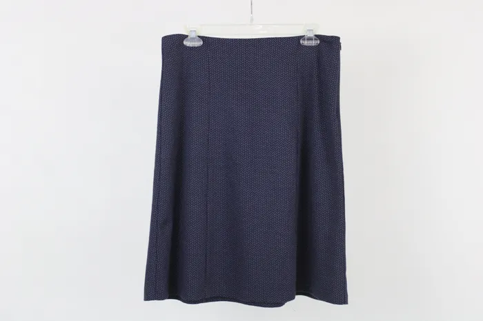Coldwater Creek Blue Patterned Pencil Skirt 10 Coldwater Creek Rings