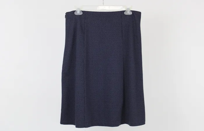 Coldwater Creek Blue Patterned Pencil Skirt 10 Coldwater Creek Rings