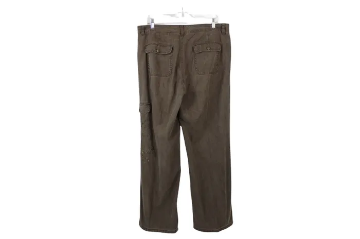 Coldwater Creek Earrings Coldwater Creek Brown Soft Pants 12