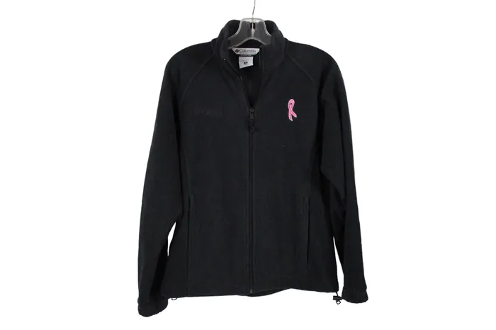 Columbia Black Fleece Pink Ribbon Breast Cancer Jacket S Columbia Rings