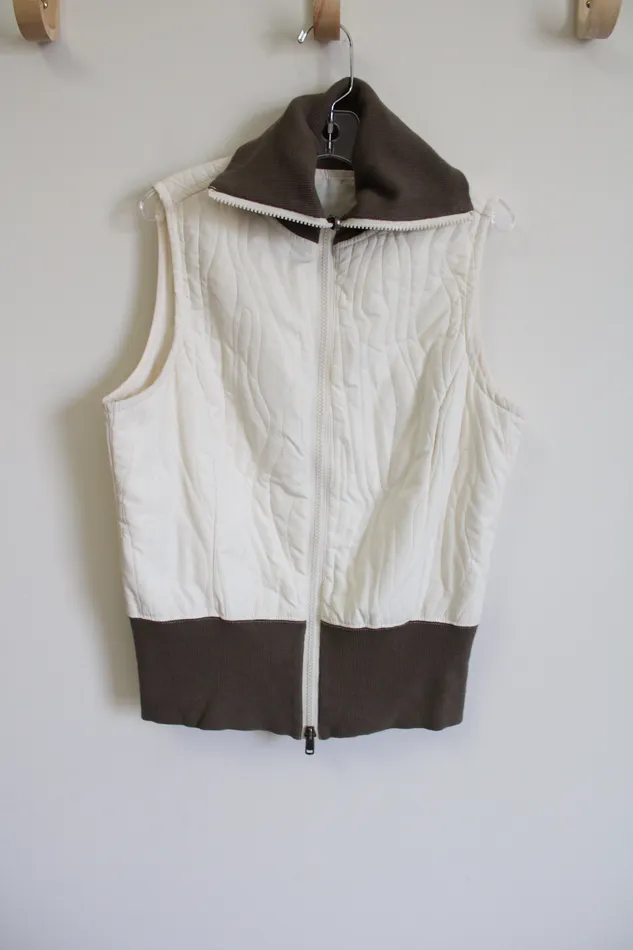 Columbia Earrings Columbia XCO Cream Olive Green Vest XS