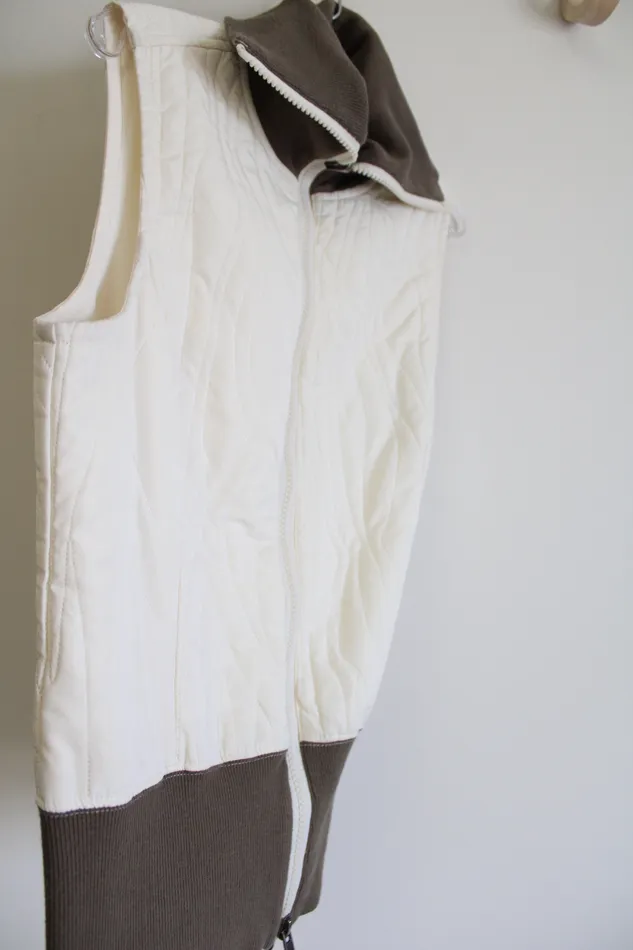 Columbia Earrings Columbia XCO Cream Olive Green Vest XS