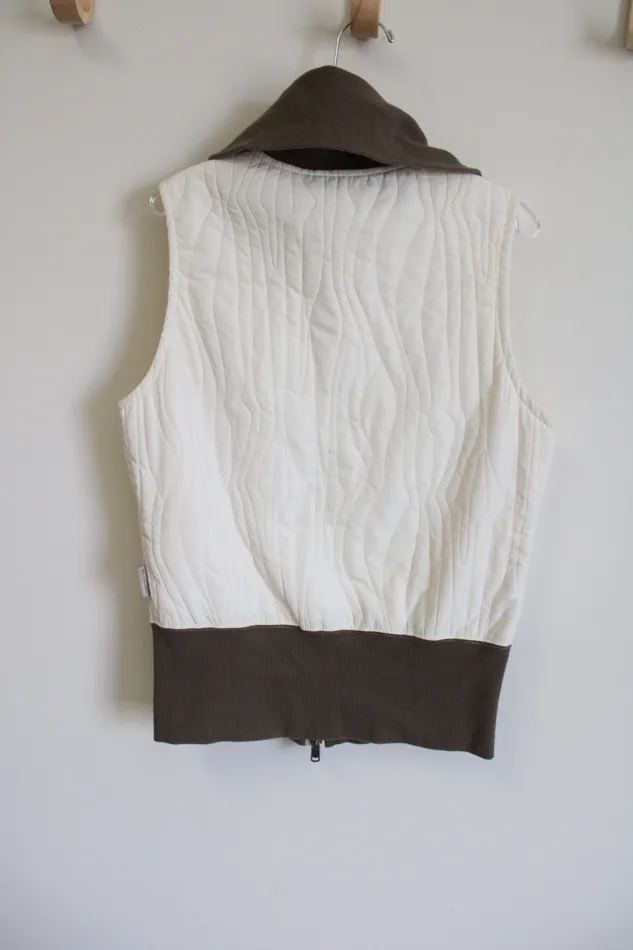 Columbia Earrings Columbia XCO Cream Olive Green Vest XS
