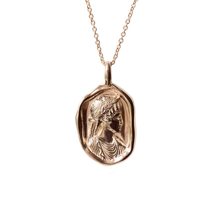 COMMON ERA Necklaces Agrippina Molten Gold Pendant