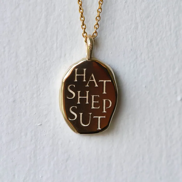 COMMON ERA Necklaces Hatshepsut Molten Gold Pendant