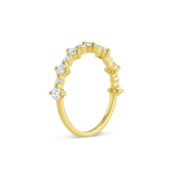 Consider Bridal Rings Alternating Auk Diamond Band Lab Grown Consider Bridal Rings Alternating Auk Diamond Band Lab Grown