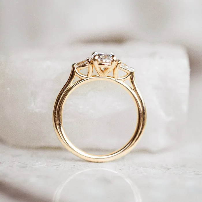 Consider Bridal Rings Raven Tall Engagement Ring