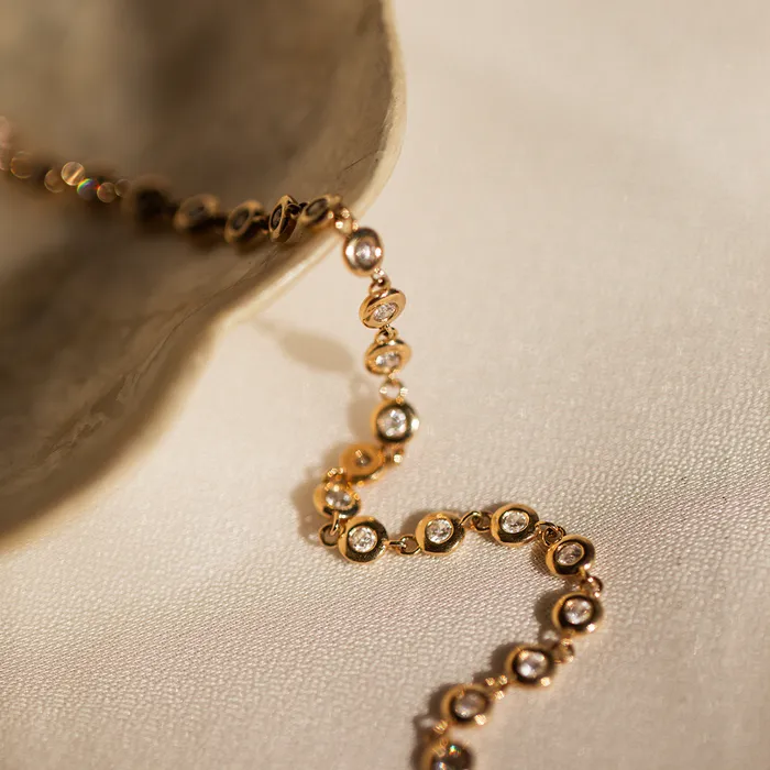 Consider the Wldflwrs Bracelets Birthstone Bezel Tennis Bracelet Consider the Wldflwrs Bracelets Birthstone Bezel Tennis Bracelet