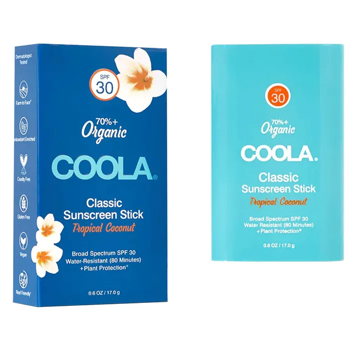 COOLA Coola Classic Organic Tropical Coconut Sunscreen Stick SPF 30 Earrings