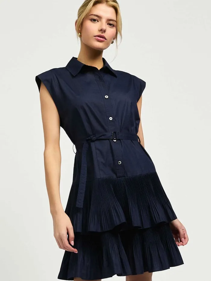 Current Air Earrings Savvy Mini Dress