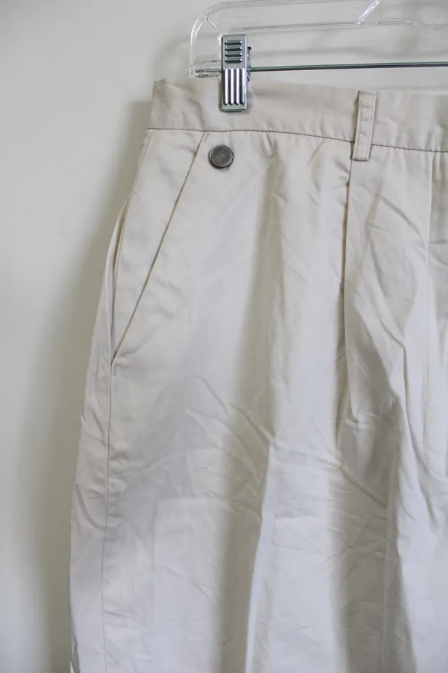 Cutter Buck Cutter Buck Tan High Waist Shorts 16 Long Earrings