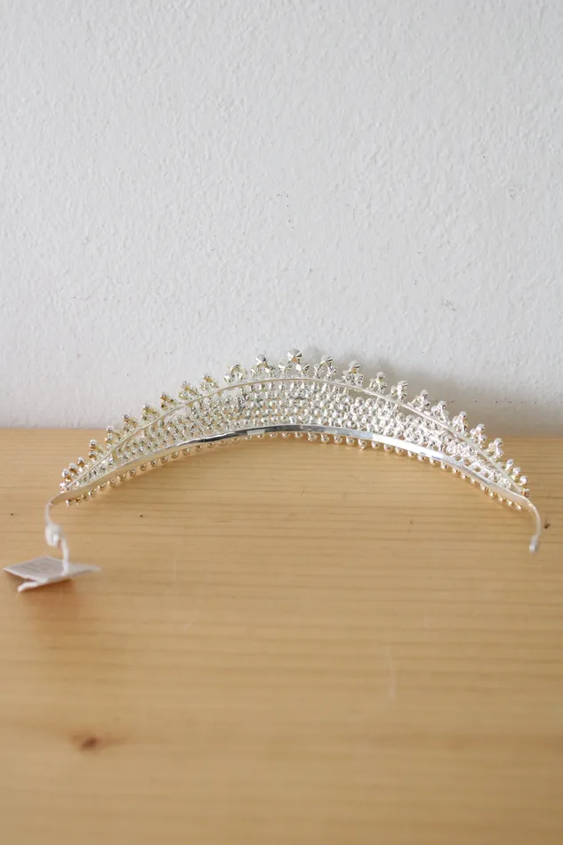 Davids Bridal Rings NEW Davids Bridal Swarovski Crystal Silver Tiara