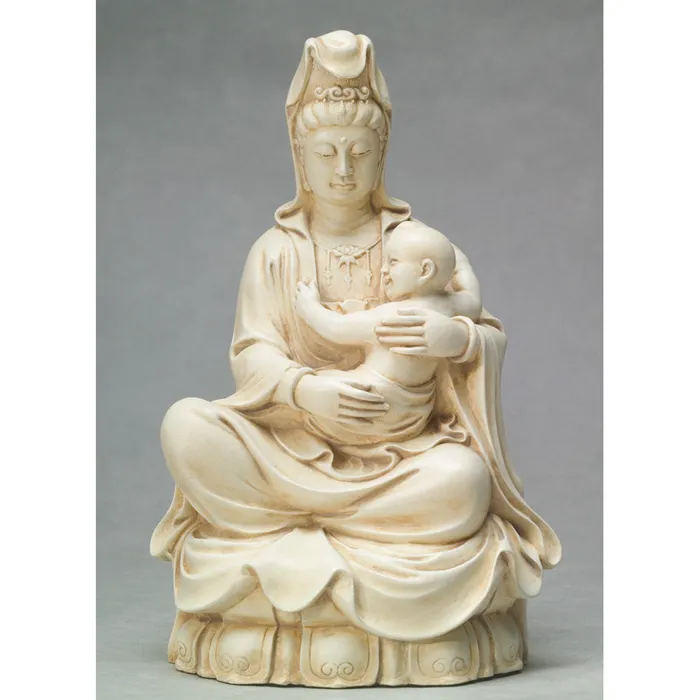DC Necklaces Kuan Yin with Baby Statue