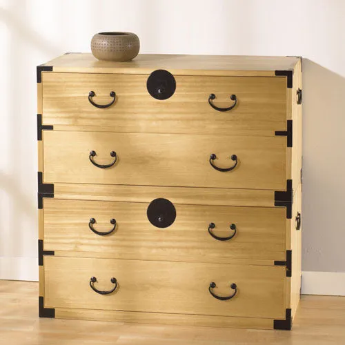 DC TwoDrawer Stackable Tansu Set of 2 Rings