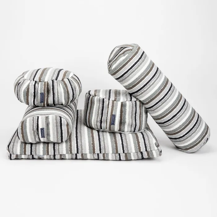 DharmaCrafts Earrings Textured Stripe Bolster COVER ONLY