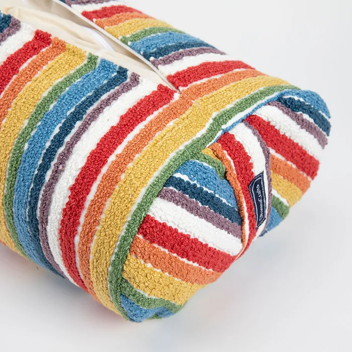 DharmaCrafts Earrings Textured Stripe Bolster COVER ONLY