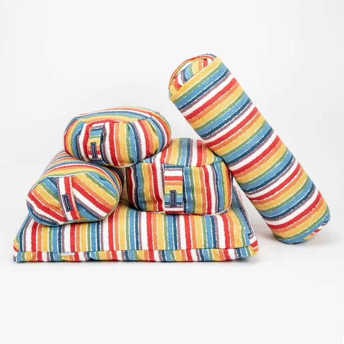 DharmaCrafts Earrings Textured Stripe Bolster COVER ONLY