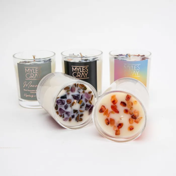 DharmaCrafts MYLES GRAY Crystal Candle Earrings