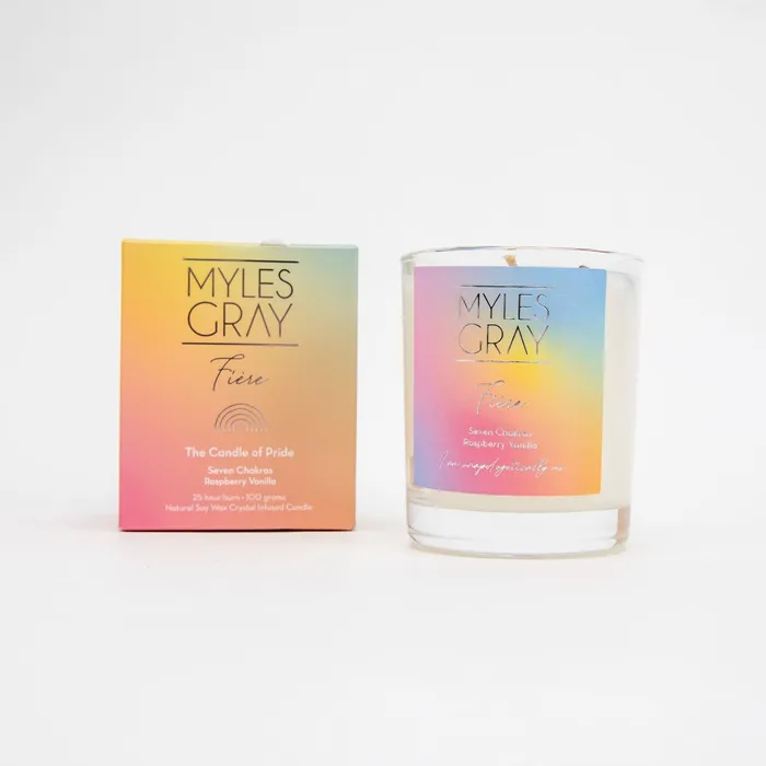 DharmaCrafts MYLES GRAY Crystal Candle Earrings