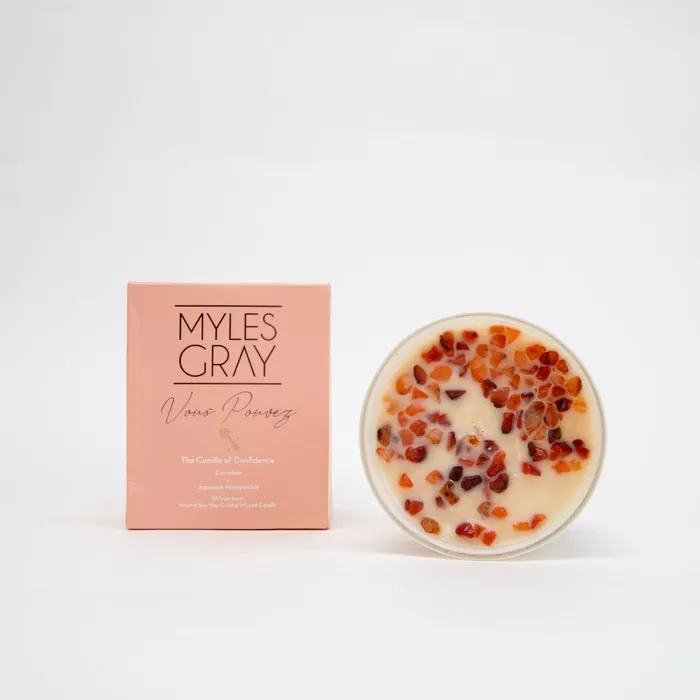 DharmaCrafts MYLES GRAY Crystal Candle Earrings