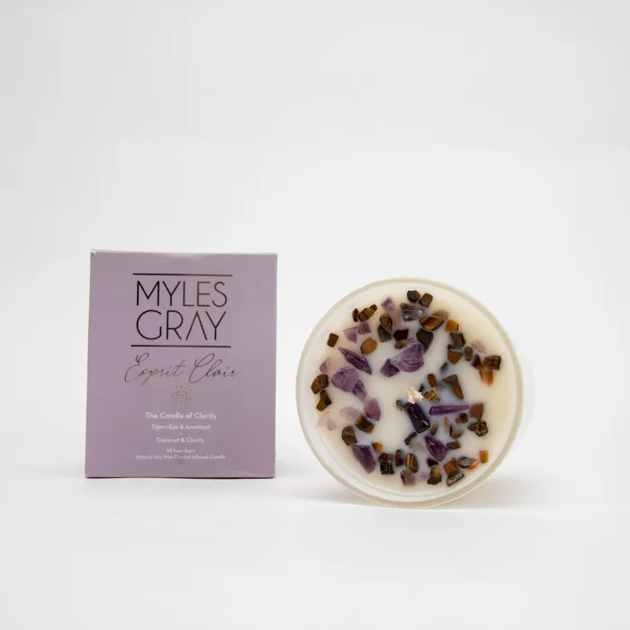 DharmaCrafts MYLES GRAY Crystal Candle Earrings