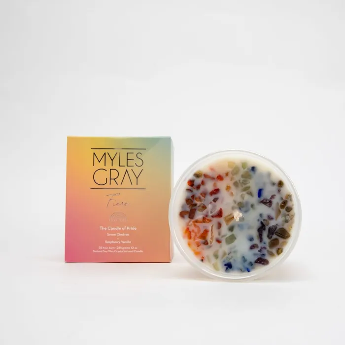 DharmaCrafts MYLES GRAY Crystal Candle Earrings
