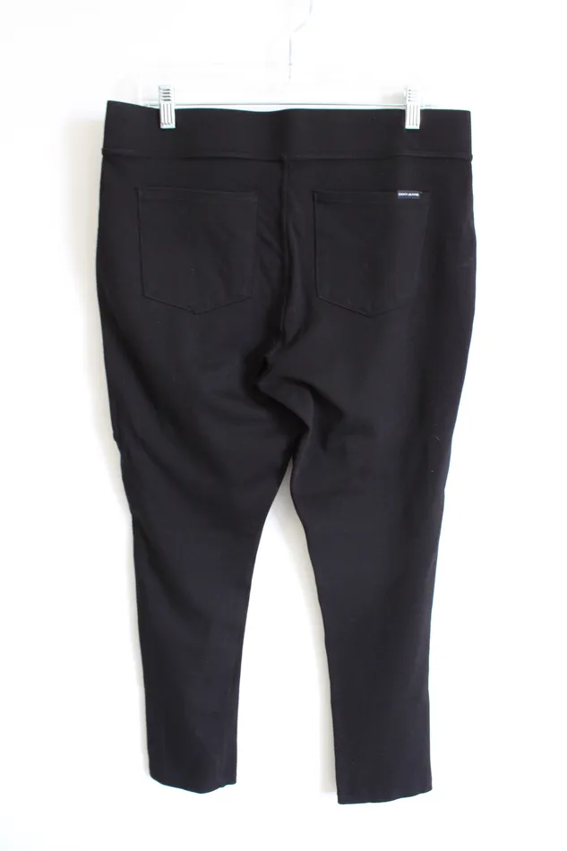 DKNY Black Legging Pant L DKNY Rings