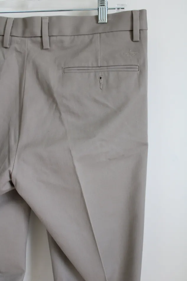 Dockers Earrings Dockers Slim Fit Tan Dress Pant 34X32