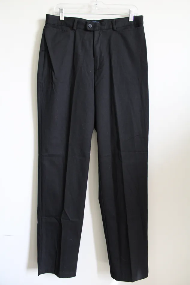 Dockers Stretch Black Khaki Trouser Pant 14 Long Dockers Rings
