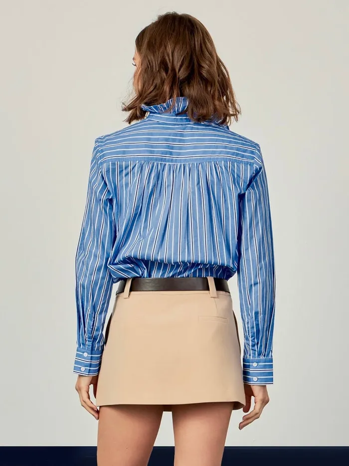 Earrings 27 August Apparel IncEnglish FactoryEndless Rose Sam Ruffle Shirt