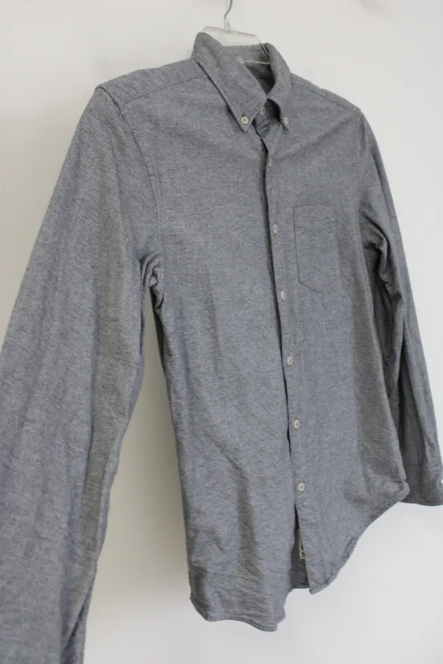 Earrings American Eagle Calvin Klein Seriously Soft Classic Fit Gray Flannel Button Down Shirt XS