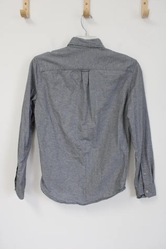 Earrings American Eagle Calvin Klein Seriously Soft Classic Fit Gray Flannel Button Down Shirt XS