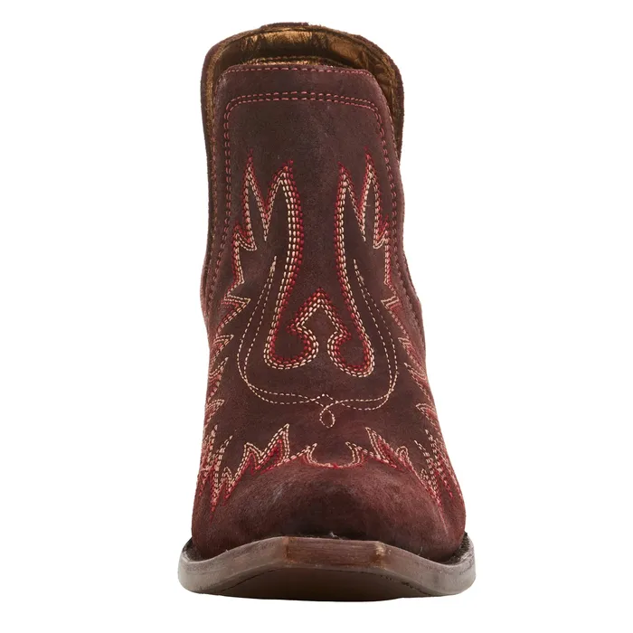 Earrings ARIAT WOMENS DIXON MERLOT SUEDE BOOTS Ariat