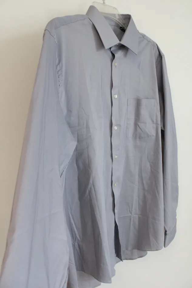 Earrings Arrow Arrow Regular Fit Stretch Gray Button Down Shirt L