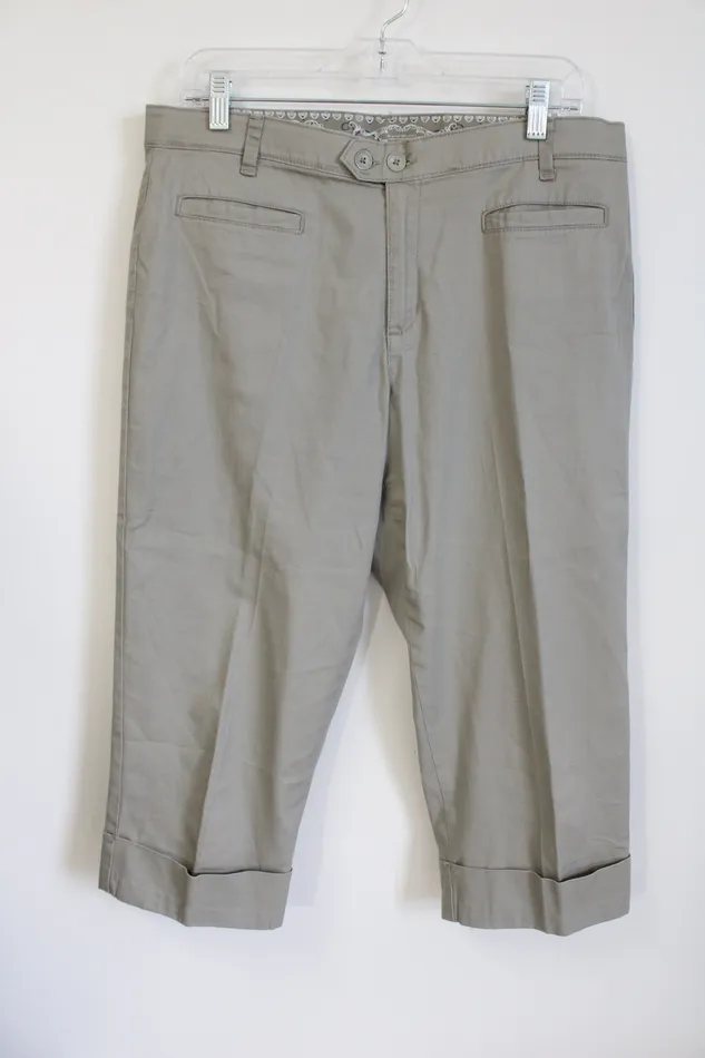 Earrings Bandolino Bandolino Missy Fit Capri Pants 10