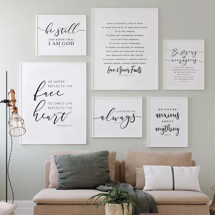 Earrings Bible Verse Wall Artbr Corinthians Lords Guidance