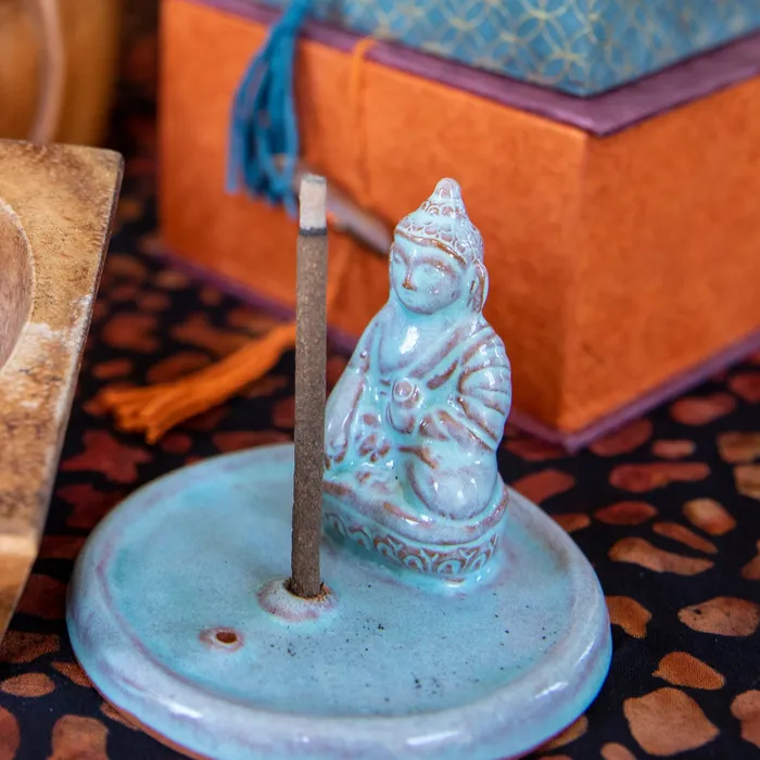 Earrings Buddha Incense Burner DharmaCrafts