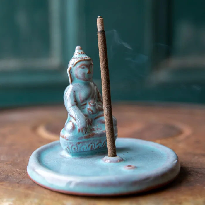 Earrings Buddha Incense Burner DharmaCrafts