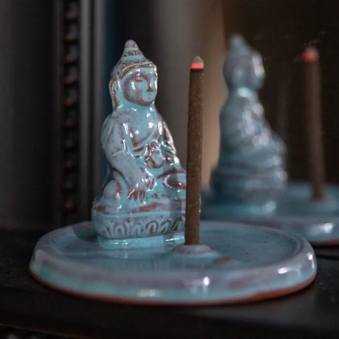 Earrings Buddha Incense Burner DharmaCrafts