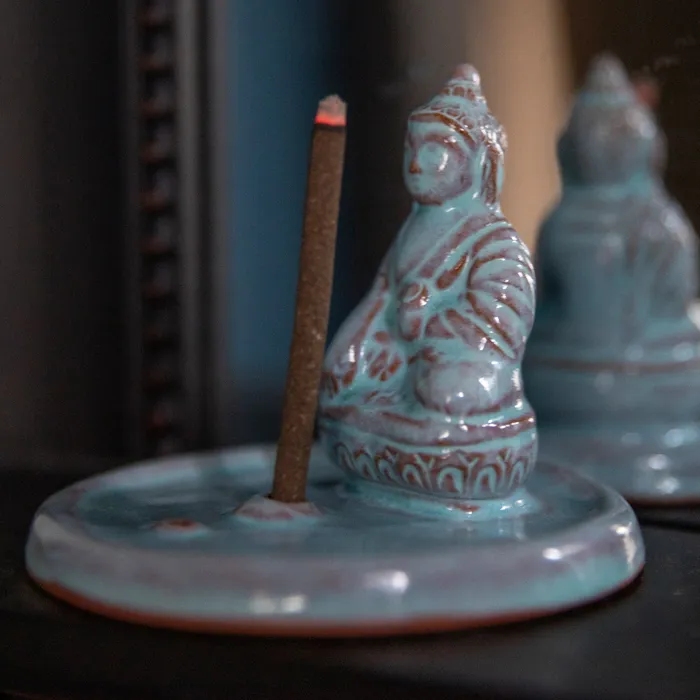 Earrings Buddha Incense Burner DharmaCrafts