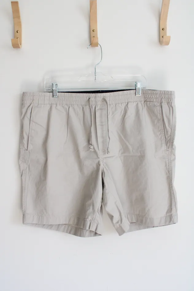 Earrings Chaps Chaps Tan Drawstring Elastic Waist Shorts XL