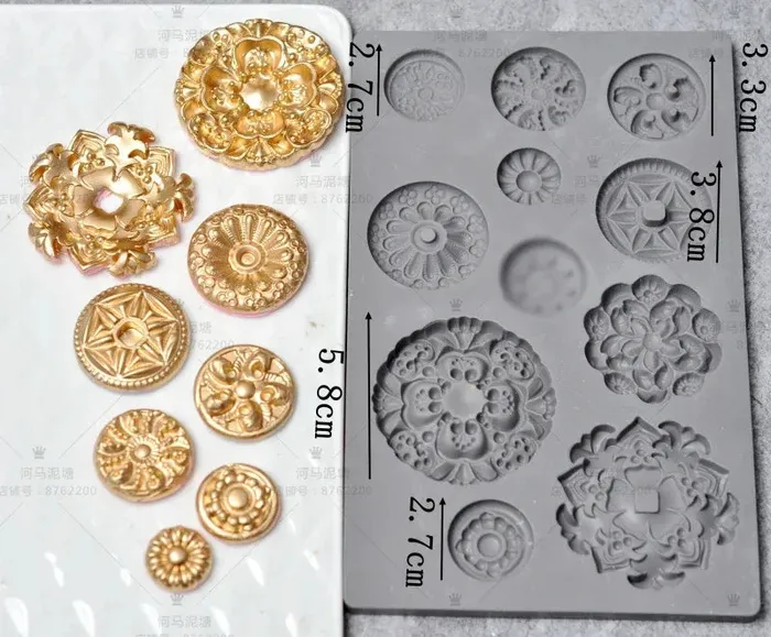 Earrings DSER European Style Silicone Mold