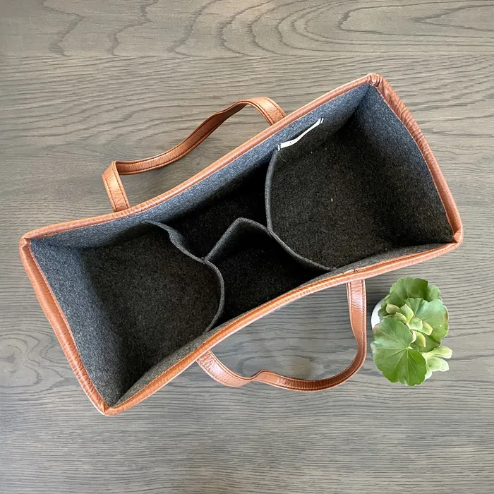 Earrings ECOGEM Velt Picnic Bag Charcoal