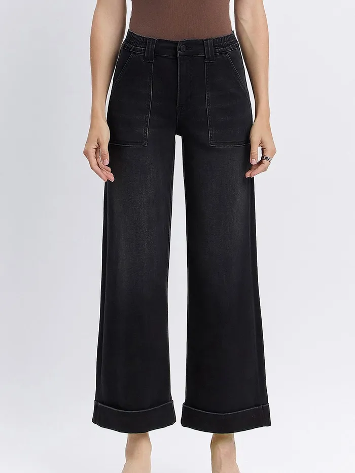 Earrings Flying MonkeyVervet Vervet Super Soft Baggy Wide Leg Jean