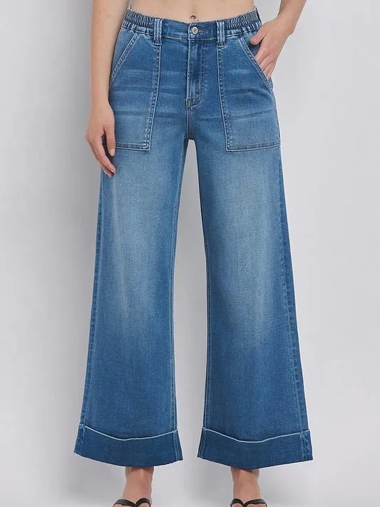Earrings Flying MonkeyVervet Vervet Super Soft Baggy Wide Leg Jean