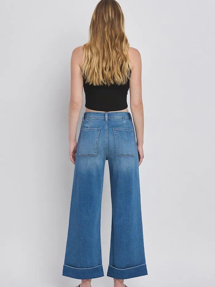 Earrings Flying MonkeyVervet Vervet Super Soft Baggy Wide Leg Jean
