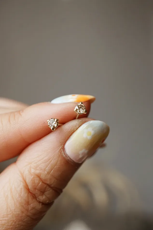 Earrings Foe Dear Everyday Diamond Earrings madetoorder