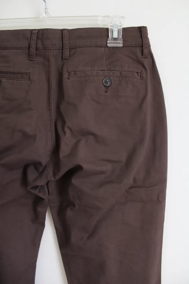 Earrings Goodthreads NEW Goodthreads Brown Straight Chino Pants 30X28