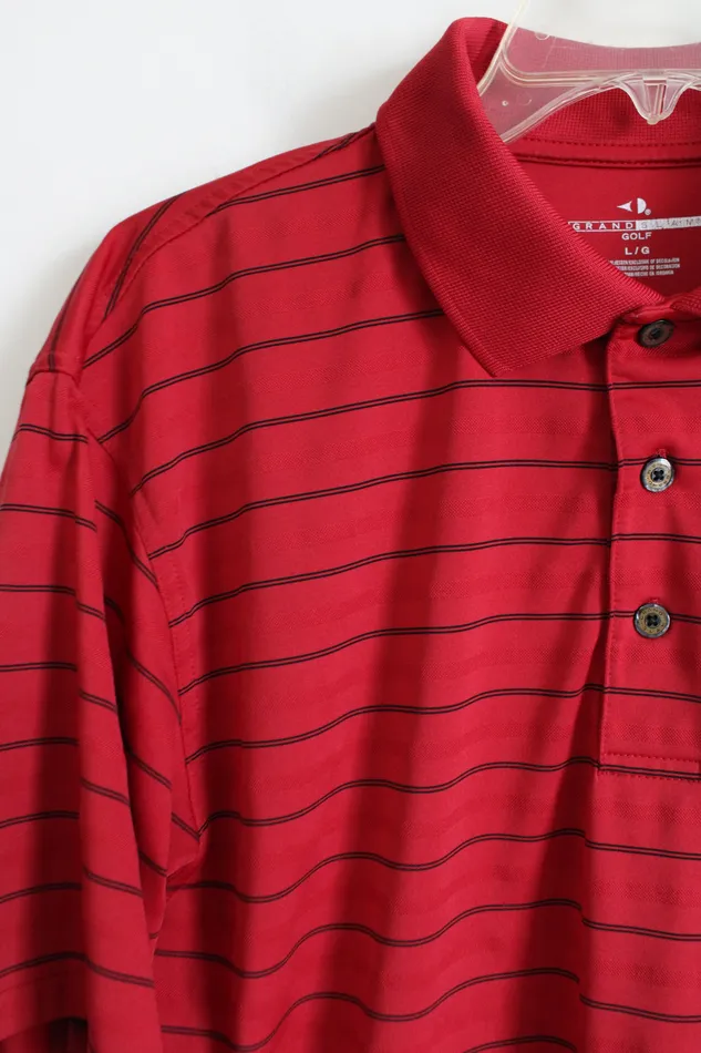 Earrings Grand Slam Grand Slam Golf Red Striped Polo L