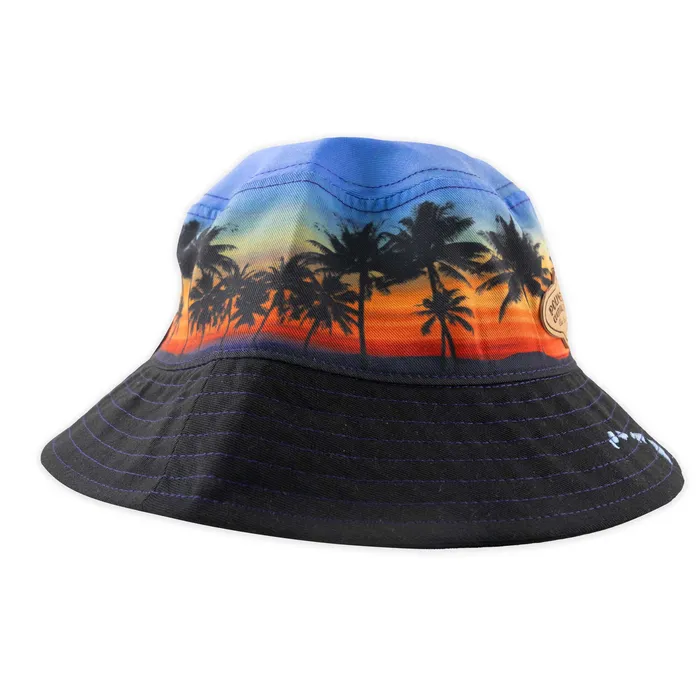 Earrings GREATMOUNTAINWE Polynesian Cultural Center Sunset Bucket Hat